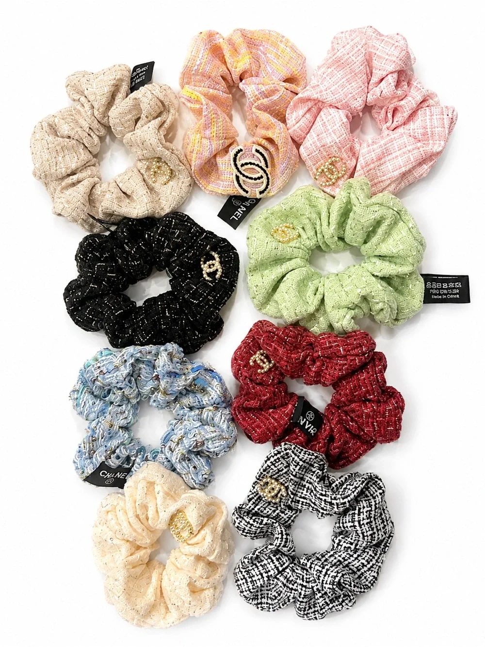 9 SCRUNCHIES